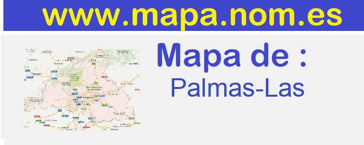 mapa de  Palmas-Las