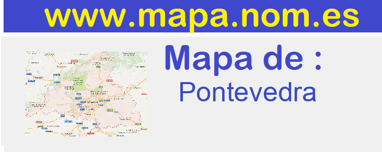 mapa de  Pontevedra