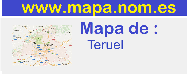 mapa de  Teruel