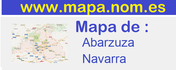 mapa de  Abarzuza