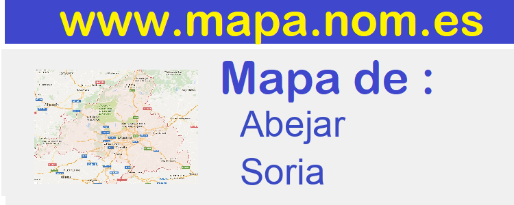 mapa de  Abejar
