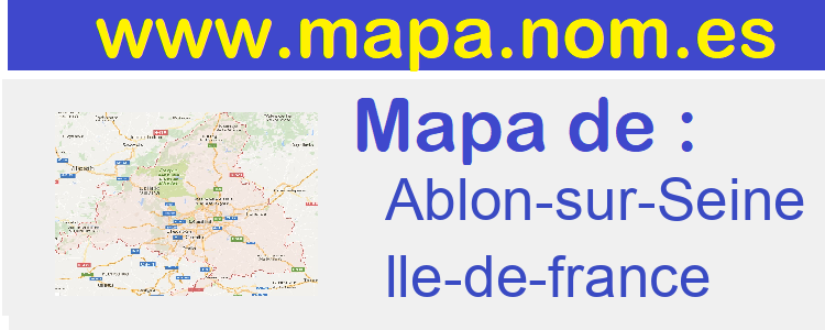 mapa de  Ablon-sur-Seine
