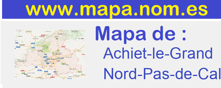 mapa de  Achiet-le-Grand