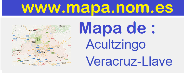 mapa de  Acultzingo