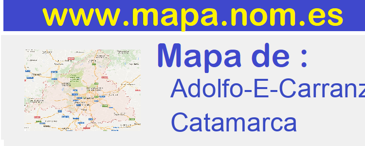 mapa de  Adolfo-E-Carranza