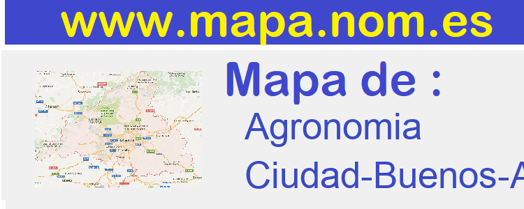 mapa de  Agronomia