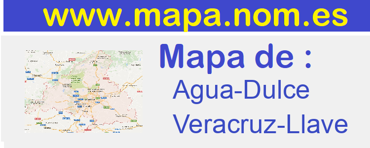 mapa de  Agua-Dulce