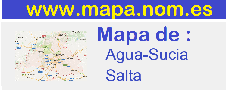 mapa de  Agua-Sucia