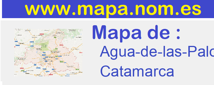 mapa de  Agua-de-las-Palomas