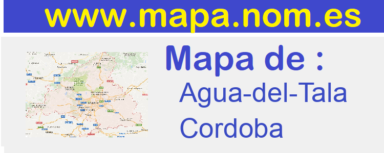 mapa de  Agua-del-Tala