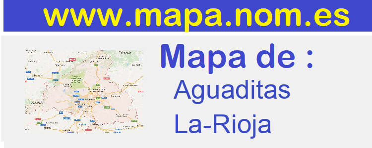 mapa de  Aguaditas