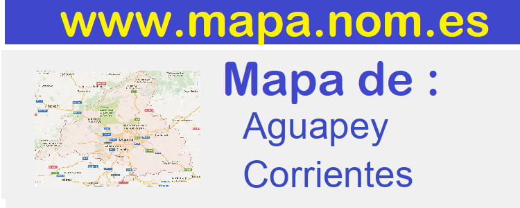 mapa de  Aguapey