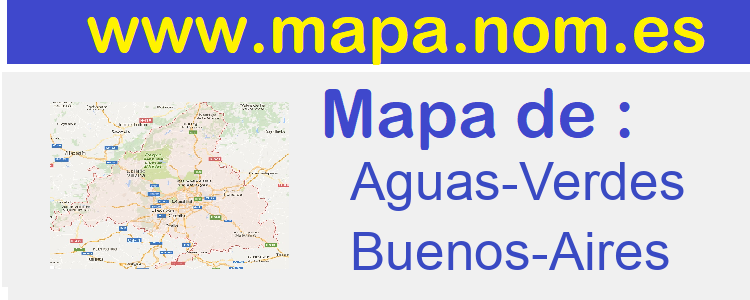 mapa de  Aguas-Verdes