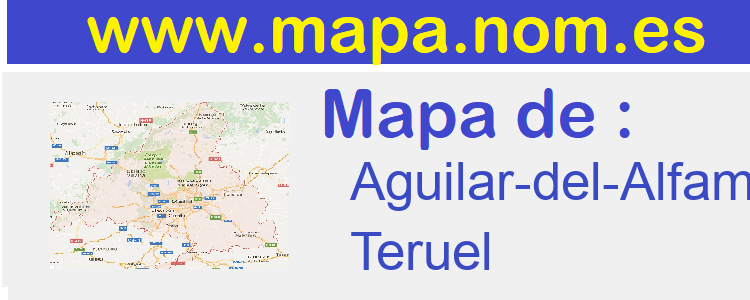 mapa de  Aguilar-del-Alfambra