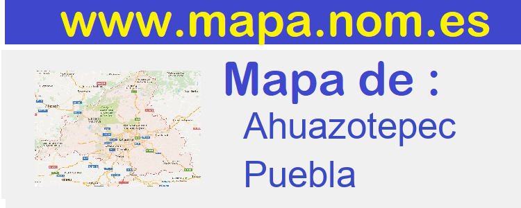 mapa de  Ahuazotepec
