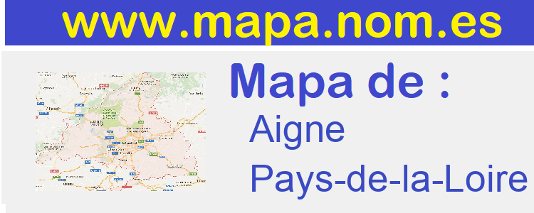 mapa de  Aigne