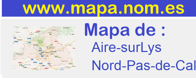 mapa de  Aire-surLys