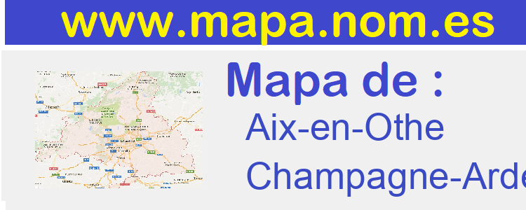 mapa de  Aix-en-Othe