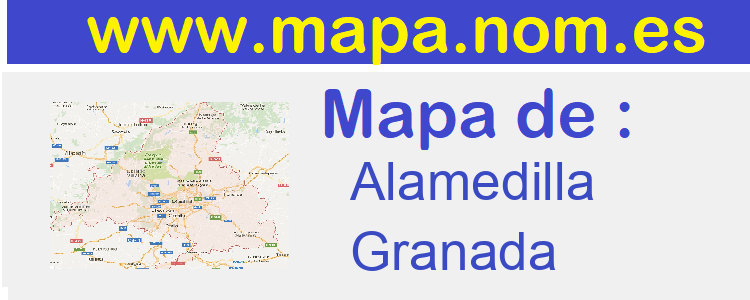 mapa de  Alamedilla
