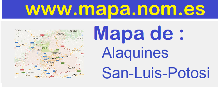 mapa de  Alaquines