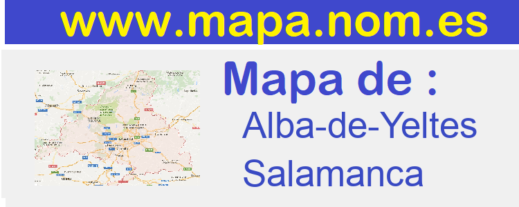mapa de  Alba-de-Yeltes