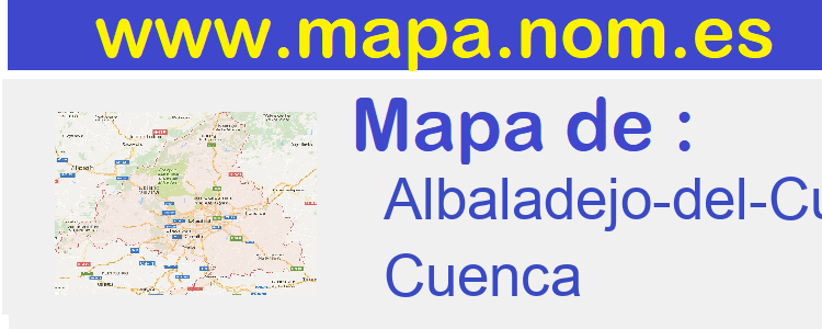 mapa de  Albaladejo-del-Cuende
