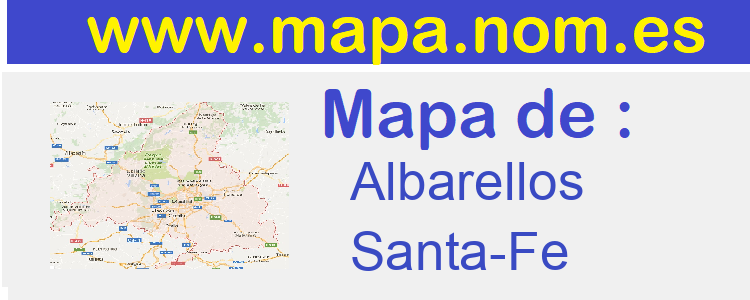 mapa de  Albarellos