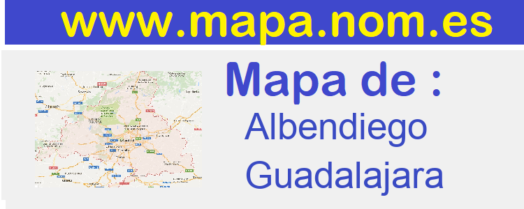 mapa de  Albendiego