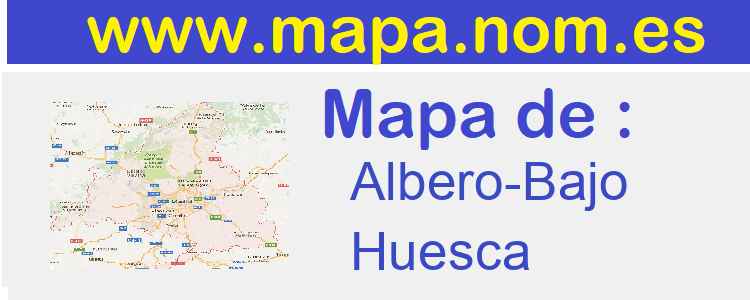 mapa de  Albero-Bajo