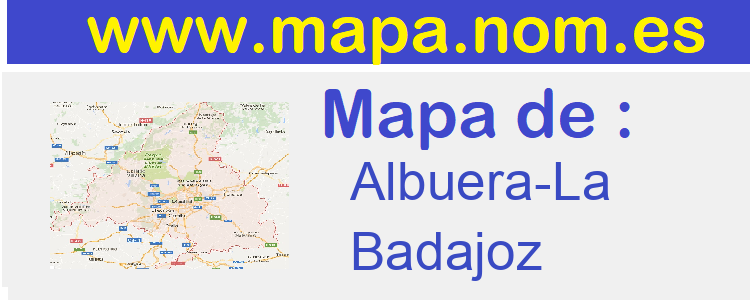 mapa de  Albuera-La