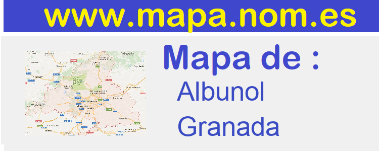 mapa de  Albunol