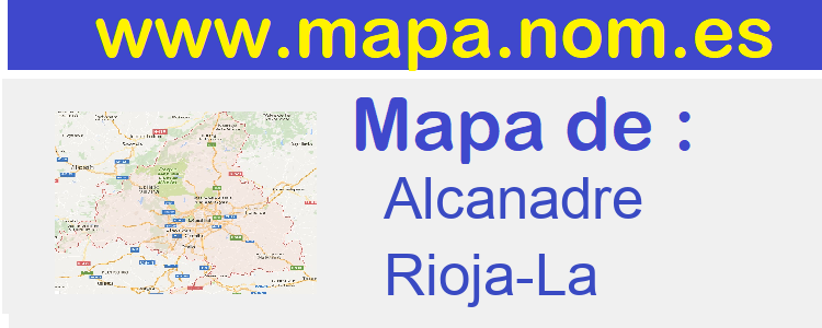mapa de  Alcanadre