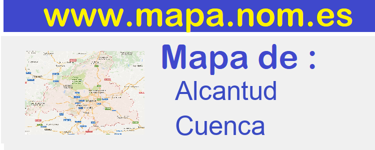 mapa de  Alcantud