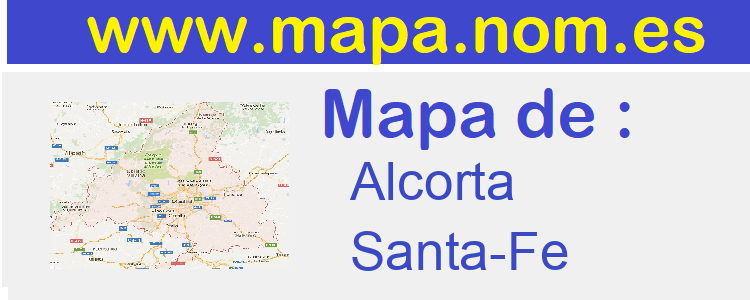 mapa de  Alcorta
