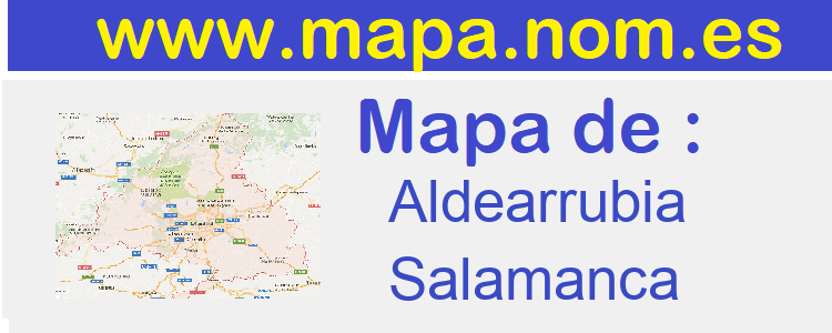 mapa de  Aldearrubia
