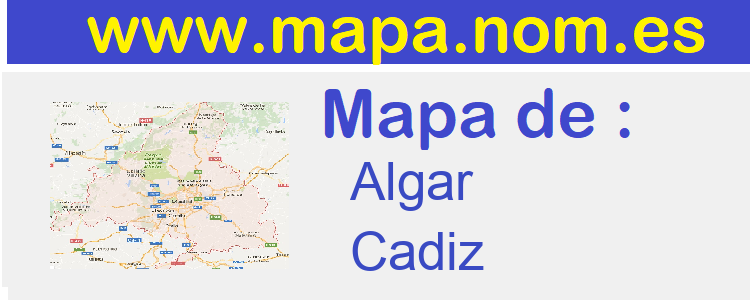 mapa de  Algar