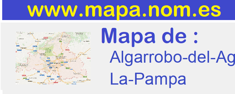 mapa de  Algarrobo-del-Aguila