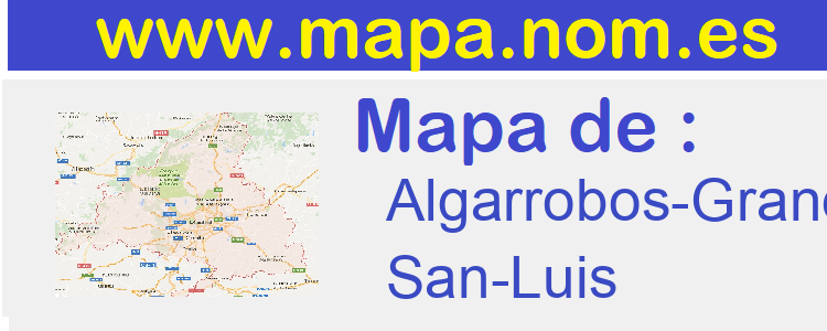 mapa de  Algarrobos-Grandes