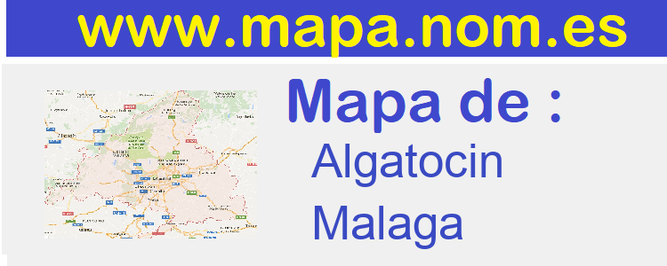 mapa de  Algatocin