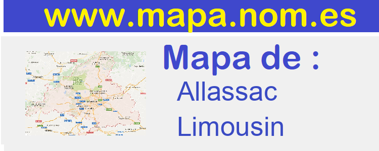 mapa de  Allassac
