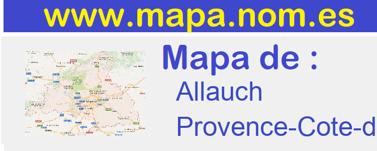 mapa de  Allauch
