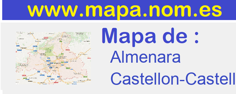 mapa de  Almenara