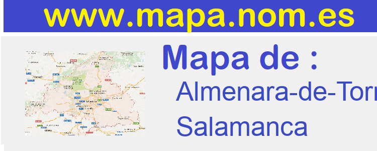 mapa de  Almenara-de-Tormes