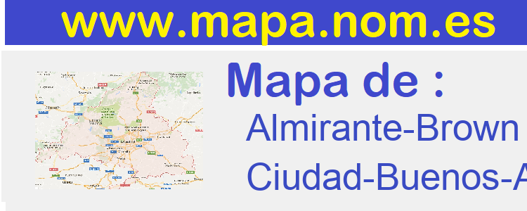 mapa de  Almirante-Brown