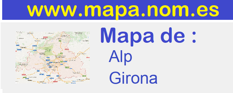 mapa de  Alp