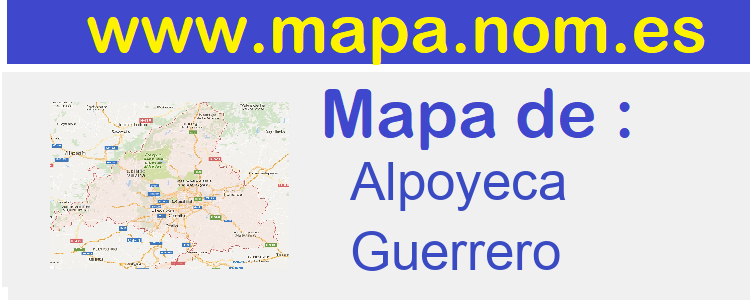 mapa de  Alpoyeca