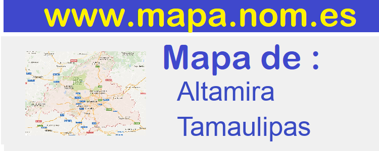 mapa de  Altamira