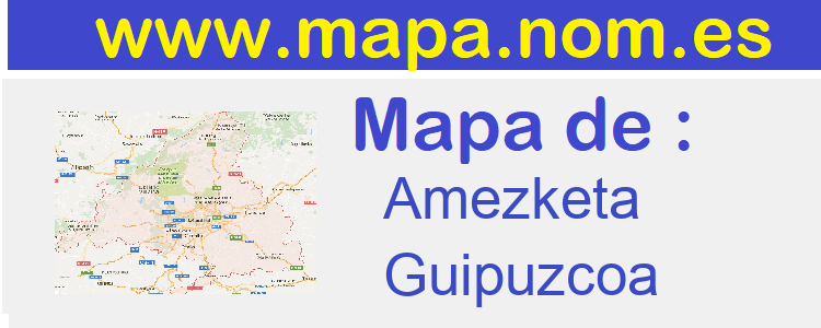 mapa de  Amezketa