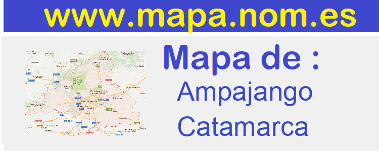 mapa de  Ampajango