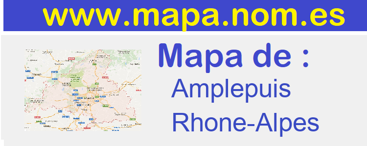 mapa de  Amplepuis